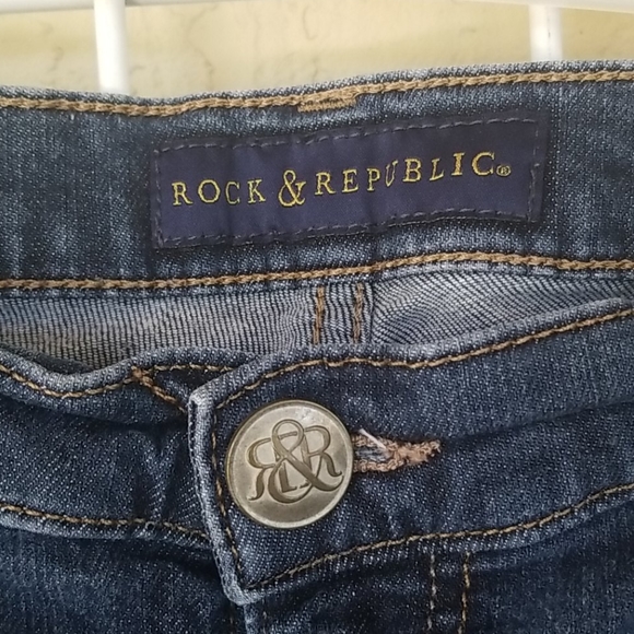 Rock & Republic Berlin Skinny Jeans Size 16 - Picture 4 of 6